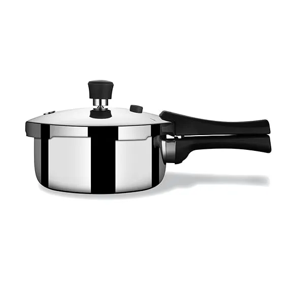 Stahl Xpress Cooker Triply Pressure Cooker Broad, Induction Cooker, Outer Lid pressure cooker 2.5 L